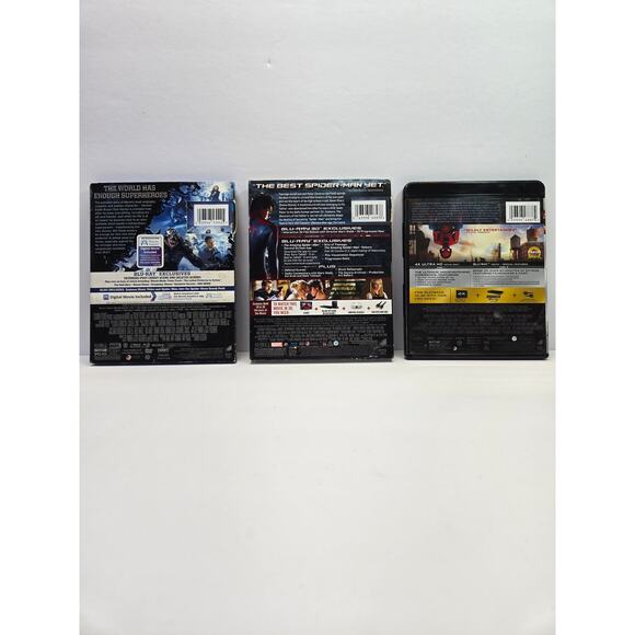 Marvel 3D Spiderman | Venom | Spiderman Homecoming Blu-Ray Bundle | Disney Lot - Picture 2 of 3